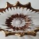 Empty pocket/Decorative cup/Centerpiece. Brand / Royal Crystal of Bayel. Gold 18 c