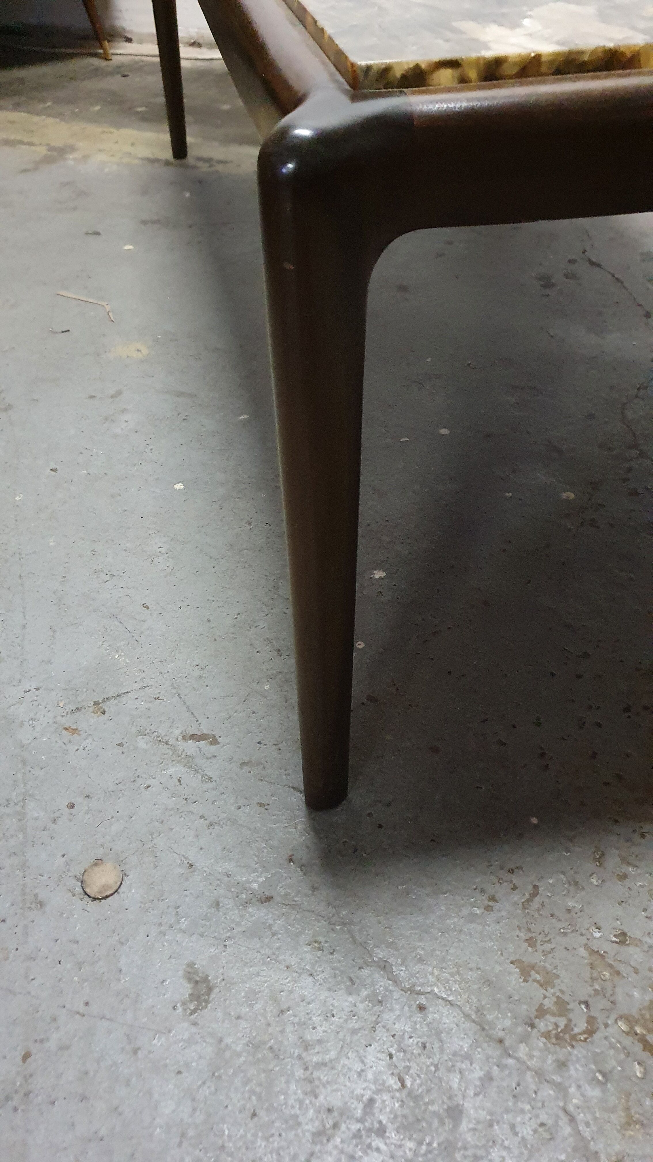 Coffee table top resin onyx 60s