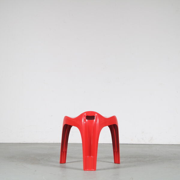 Tabouret rouge « Casalino » des années 2000 par Alexander Begge pour Casala, Allemagne