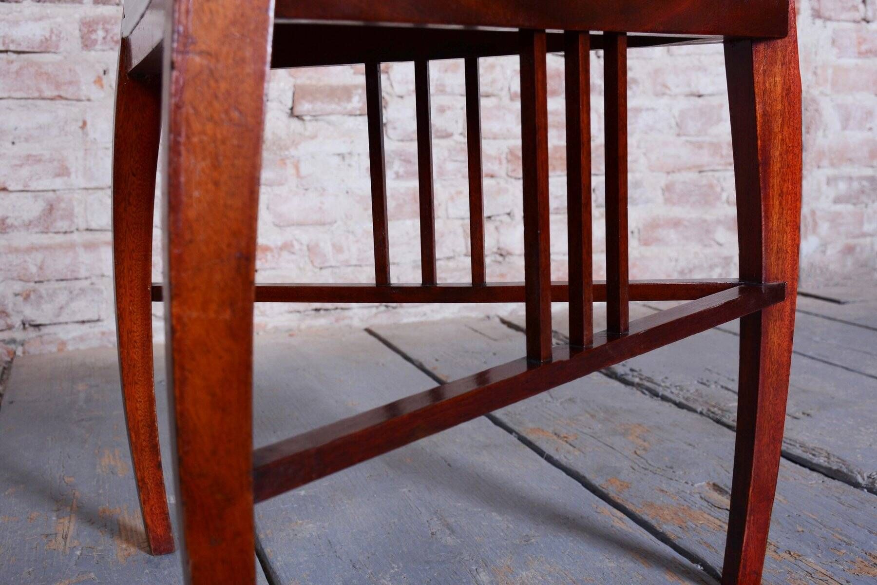 Czech Art Deco Dining Table and Chairs by J. Kotěra for Josef Motka - Litovel, 1900s, Set of 4