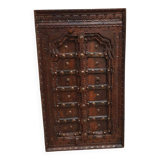 Antique mirror with door