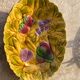 Vintage Sarreguemines majolica oval dish