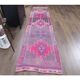 Turkish Oushak handmade runner rug 80x348