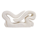 Vintage abstract art statue stone sculpture XL 'Wave'
