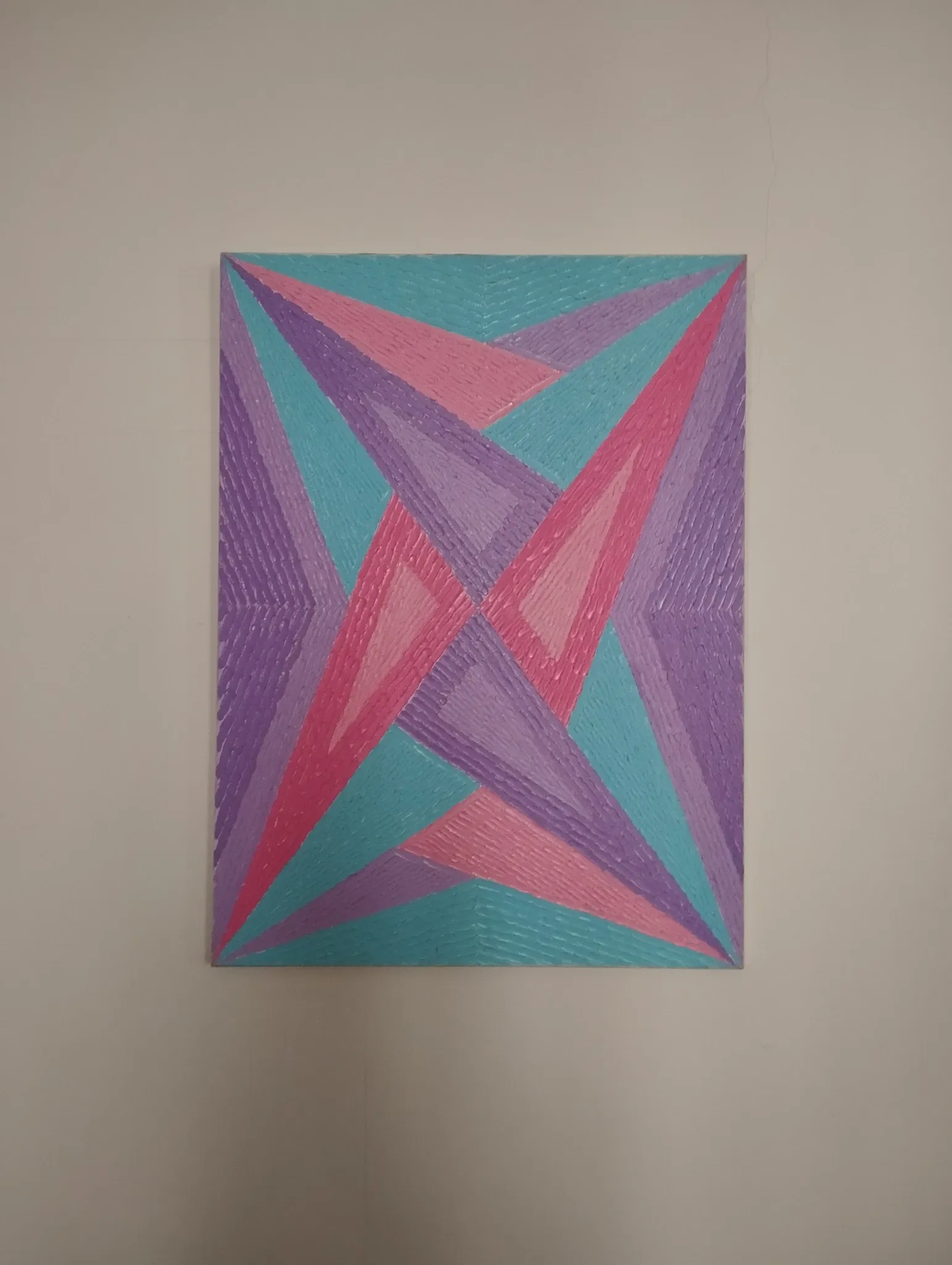 Mireille Housseau Hassid acrylic on canvas signed titled dated 2012