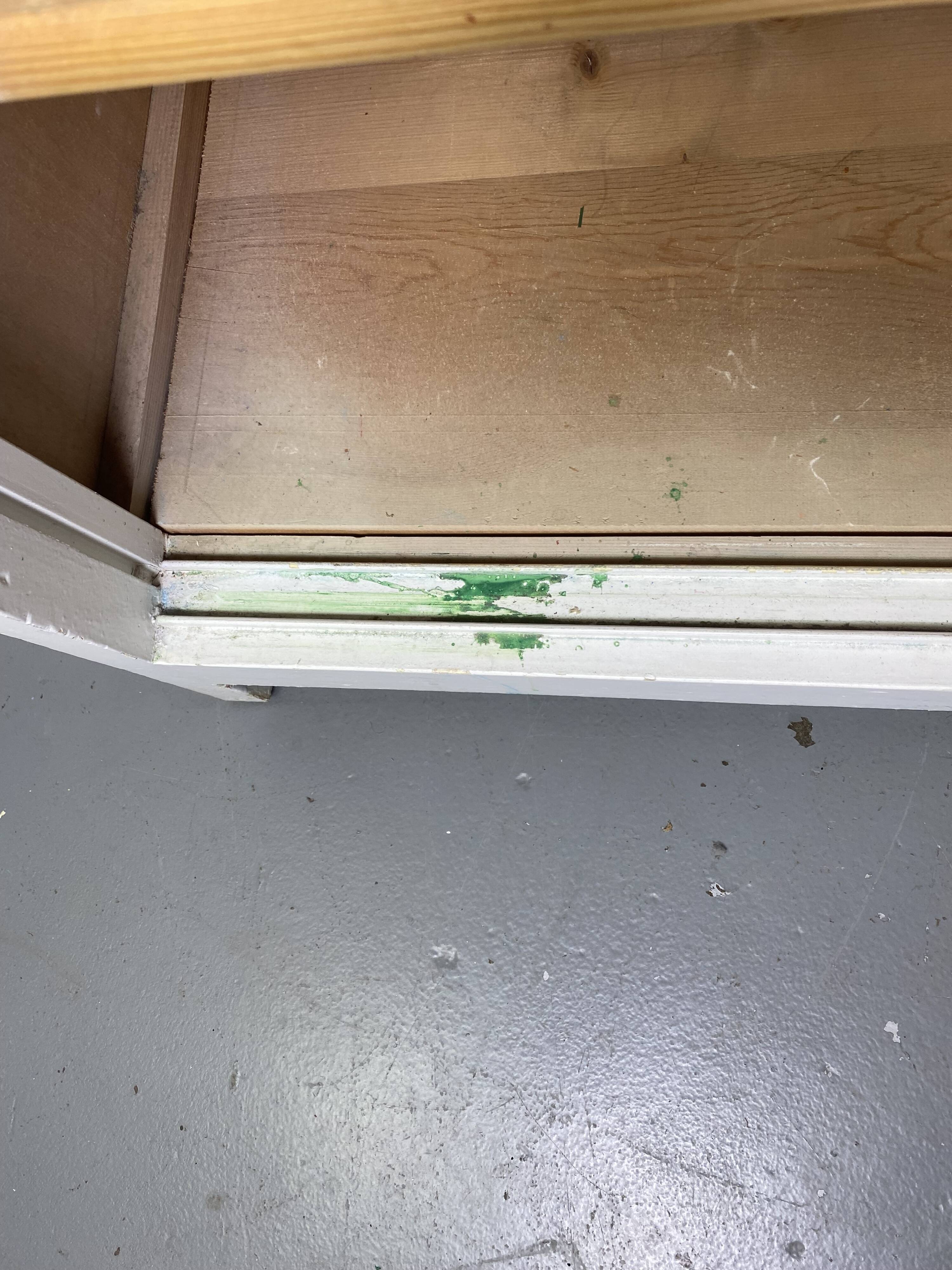 White school cabinet
