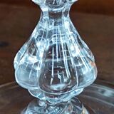 Set of 8 large crystal champagne glasses