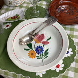 Plat creux ancien made in france Digoin Sarreguemines