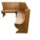Vintage wooden corner bench