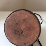 Vintage glazed terracotta lamp base