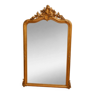 Grand miroir de cheminée