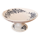 E.Bourgeois iron earth compote bowl