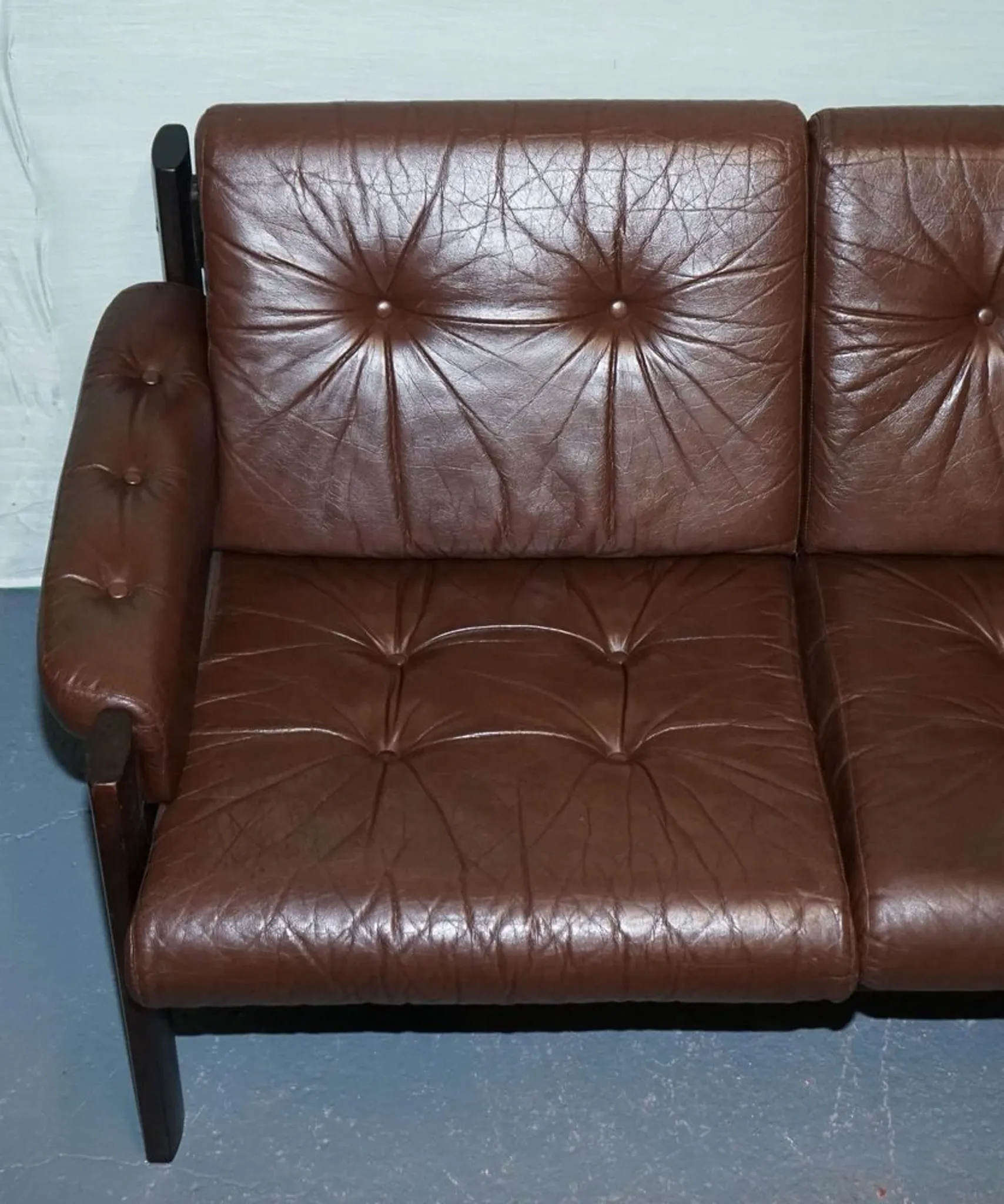 Three-Seater Vintage Scandinavian Sofa by Ekornes Stressless