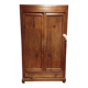 Vintage raw wood cabinet shelves and wardrobe
