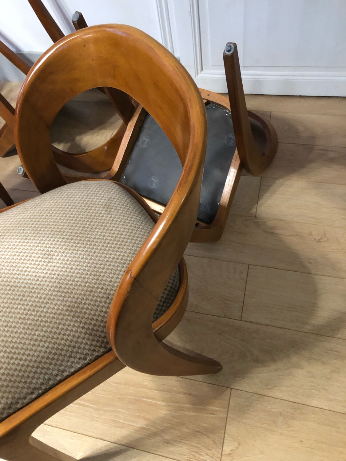 Series 6 vintage chairs baumann modem 14 sled