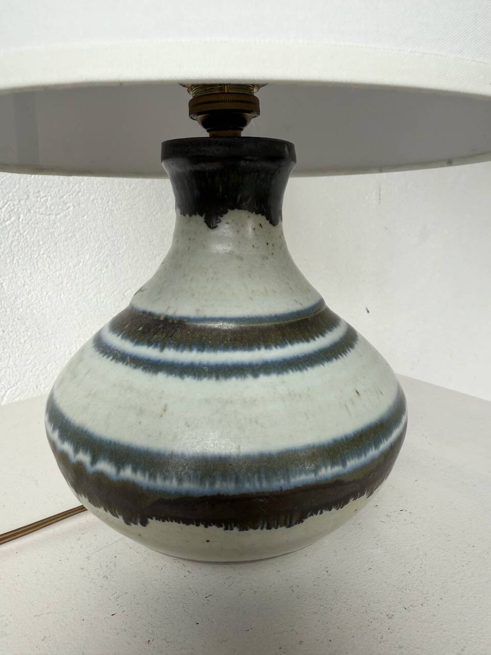 Vallauris ceramic table lamp from the 60s
