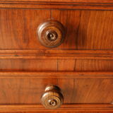 Pair of old walnut bedsides