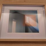 Modern abstract architecture framed photo