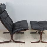 Siesta chair and footstool by Ingmar Relling for Westnova Norway - 1965