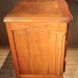 Louis XIV style commode in solid cherry wood.