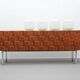 TEAK MARQUETRY ENFILADE 1960s