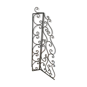 Wrought iron coin divider grille 1930