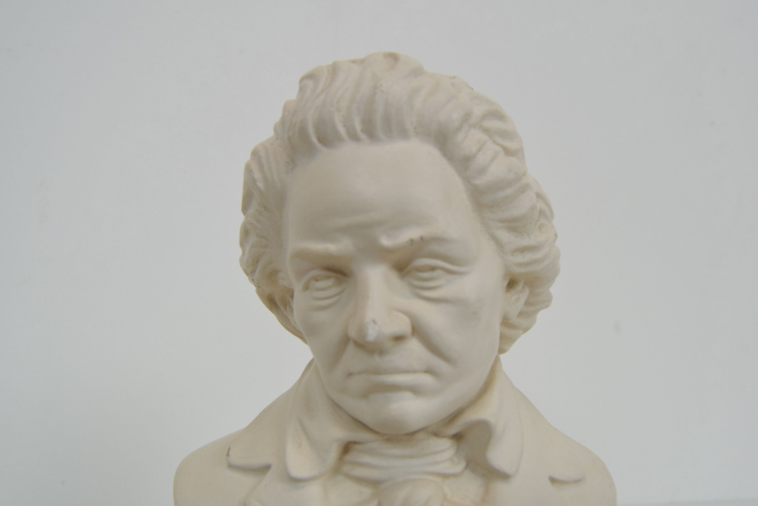 Mid-century plaster bust/sculpture of Ludwig van Beethoven,circa 1950