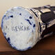 Pichet en céramique bleu et blanc de Keskar