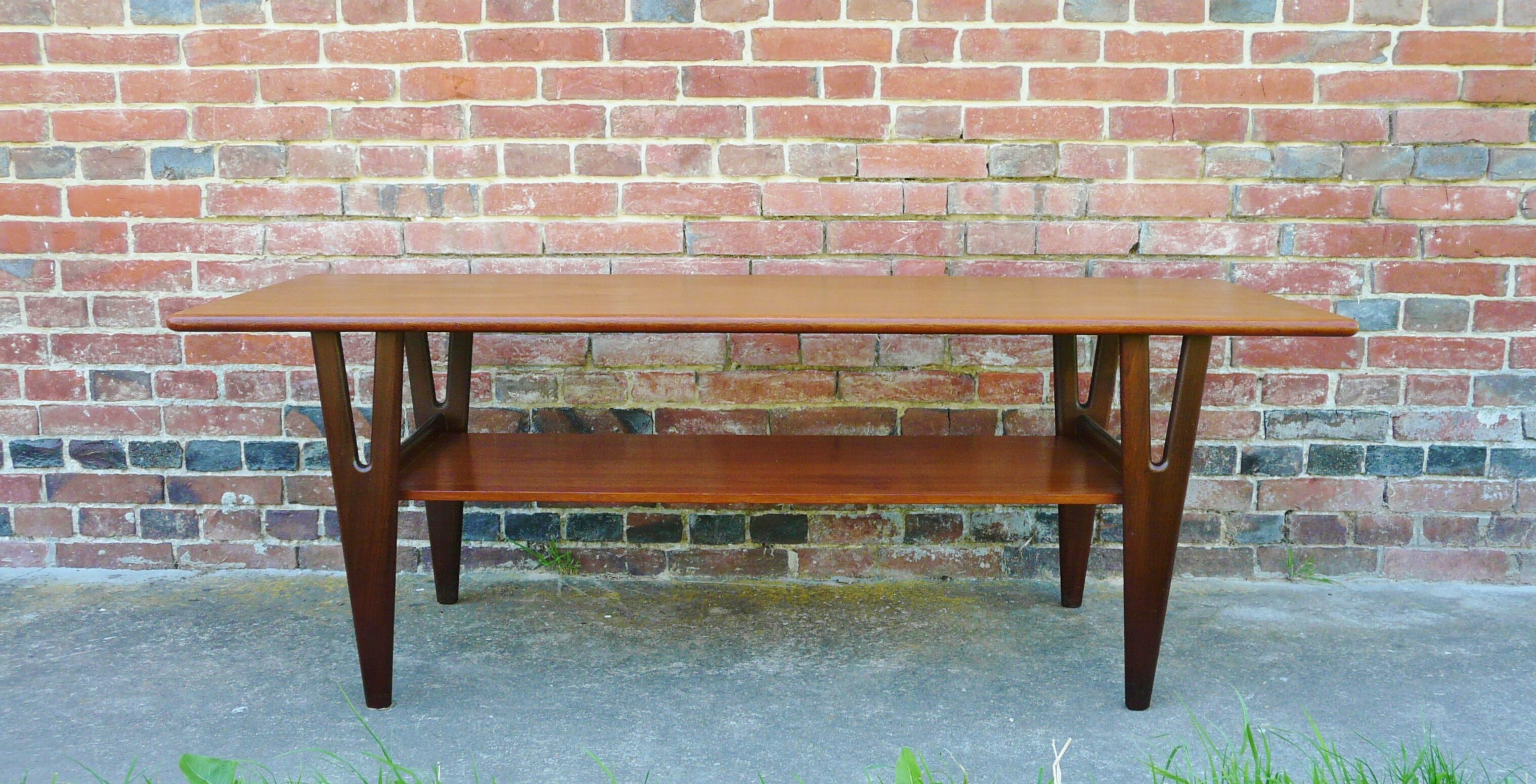 Danish teak coffee table
