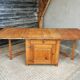 Antique Swedish table folding table with plenty of storage space