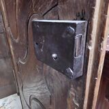 Antique Louis XV wardrobe in solid wood (oak and walnut)