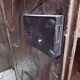 Antique Louis XV wardrobe in solid wood (oak and walnut)