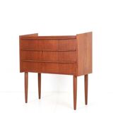 Filigree mid-century teak chest of drawers / Danish modern design / 1960s
