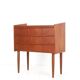 Filigree mid-century teak chest of drawers / Danish modern design / 1960s
