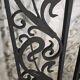 Wrought iron grille from the early 20th century Art Deco / Art Nouveau