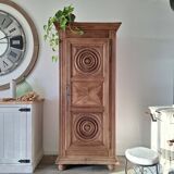 Oak solid bonnetière / wardrobe / dresser from 1940