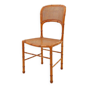 Chaise vintage de style - faux bambou