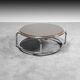 Coffee table metal glass 70s vintage modern