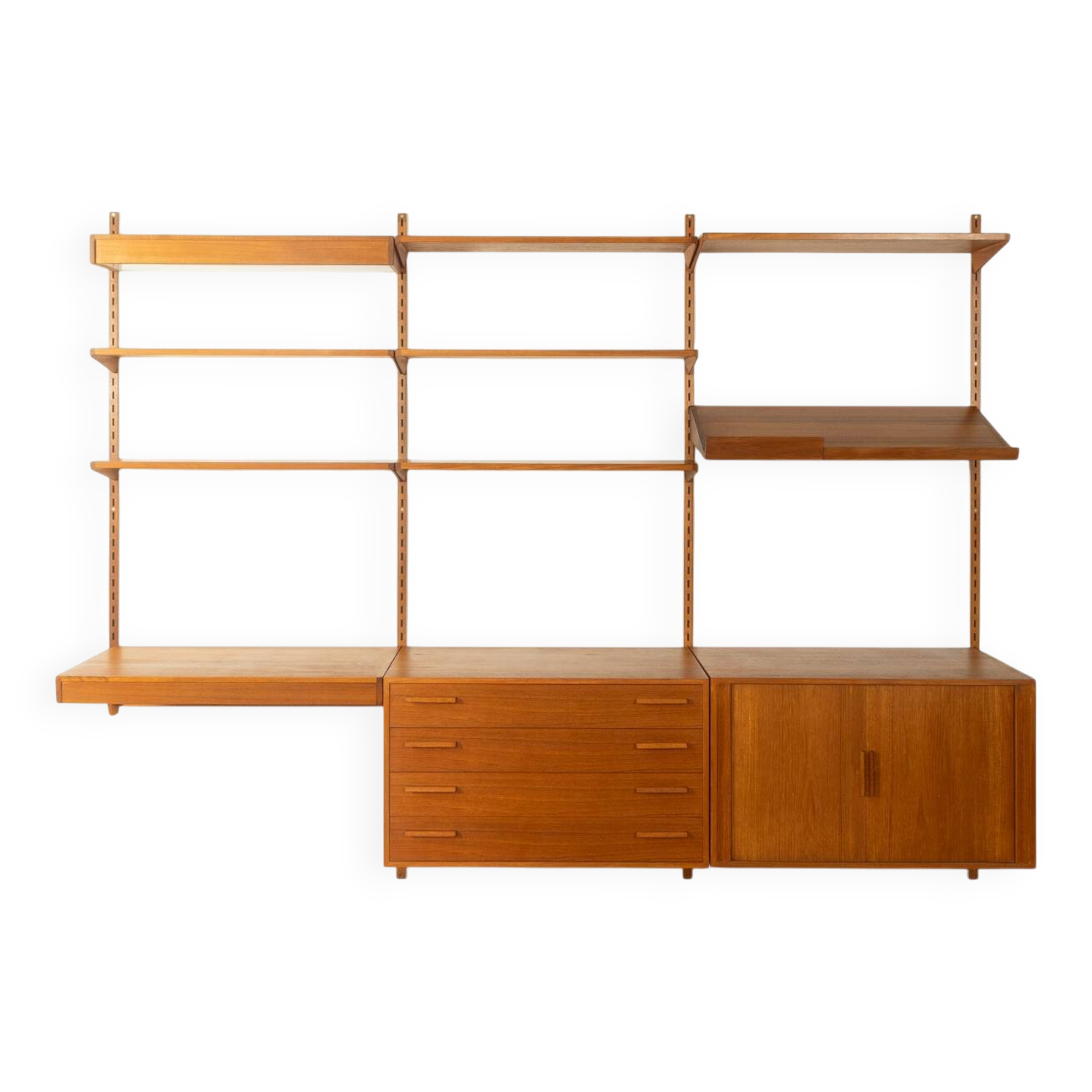 1960s Wall System, Kai Kristiansen, FM Møbler