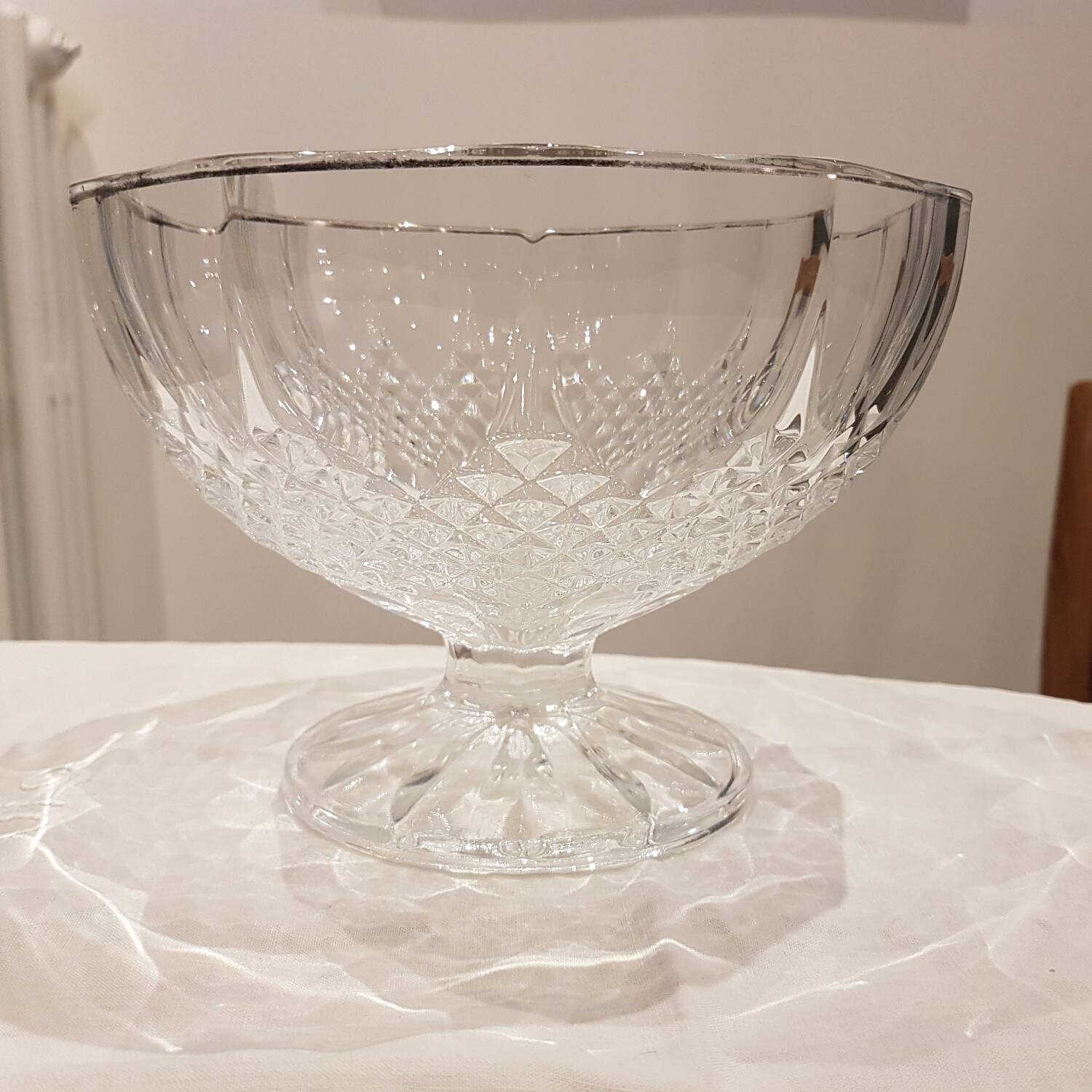 Large crystal bowl