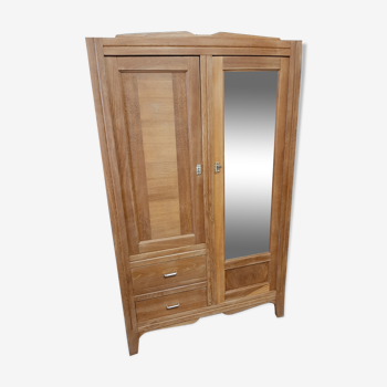 Parisian wardrobe solid oak