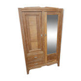 Armoire parisienne chêne massif