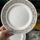 6 flat plates Dolly Faïencerie Nouvelle