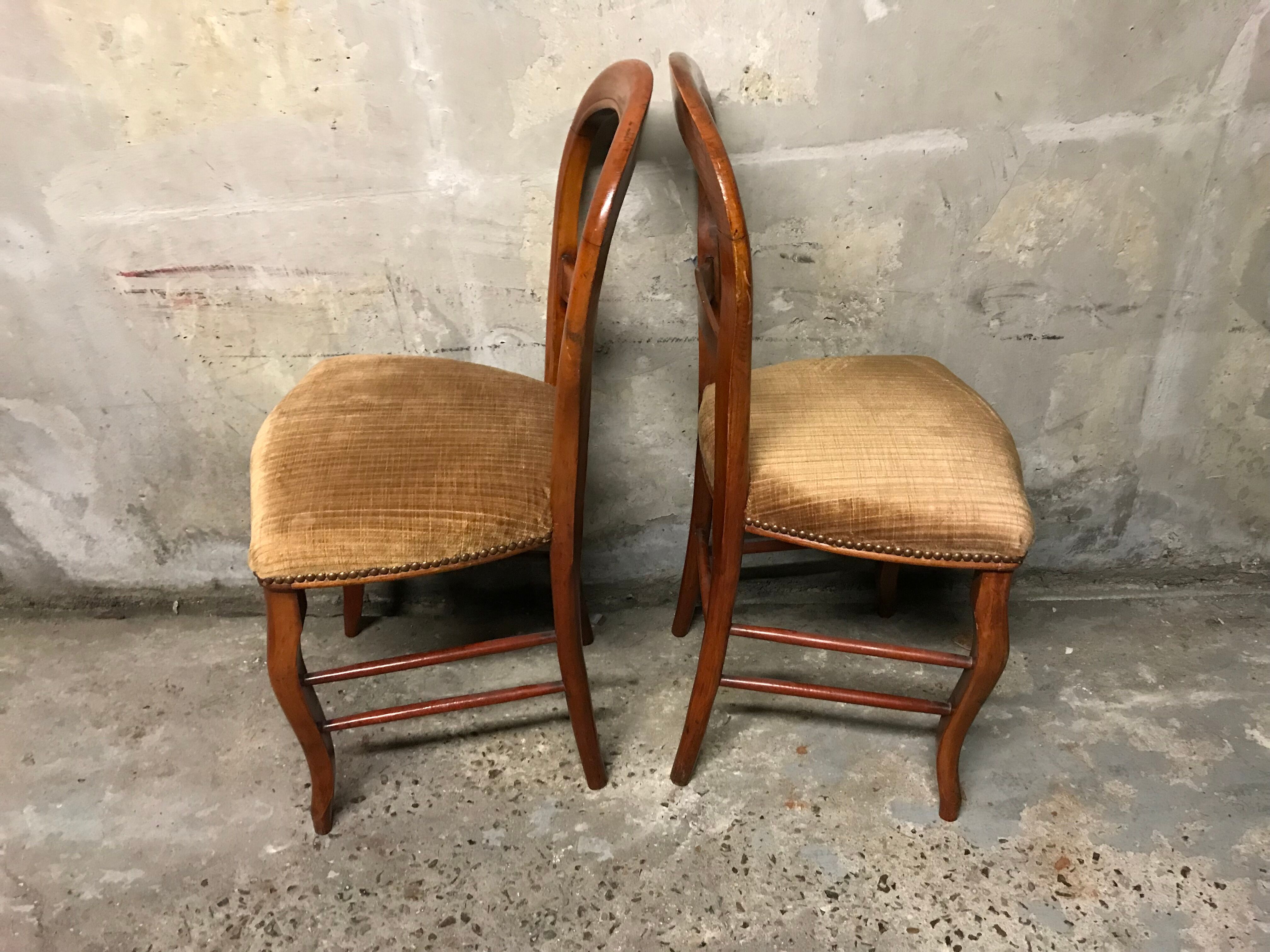 Pair of Louis Philippe chairs
