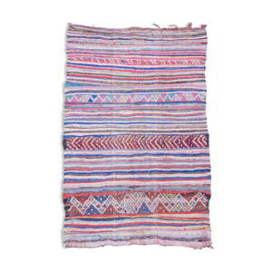 tapis kilim berbère rayé 166x273cm