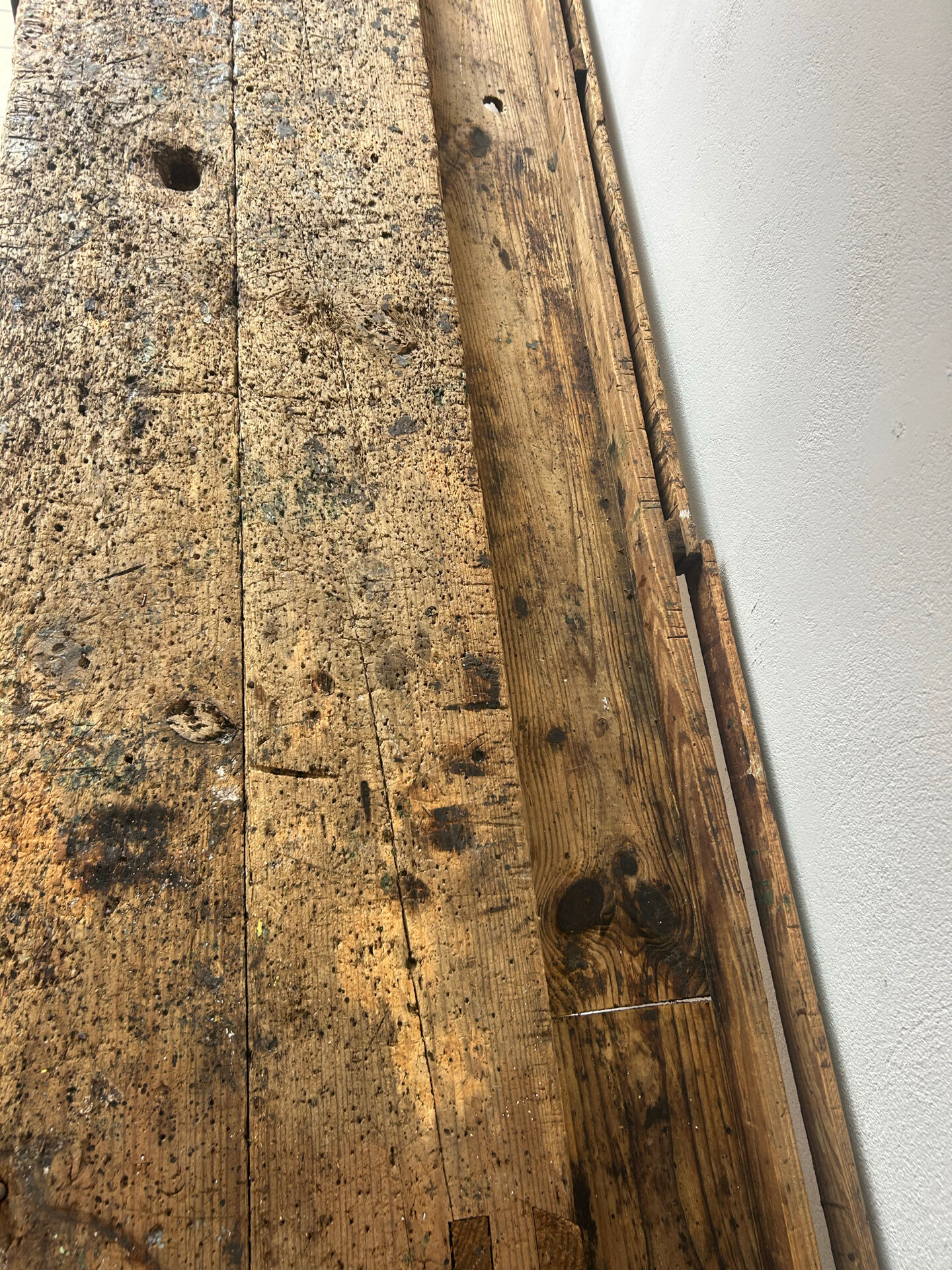 Old carpenter's workbench