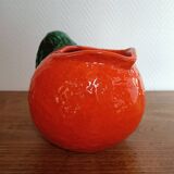 Orange pitcher in Corsican slip