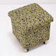 Mid-century Footstool with Wheels,1970's.