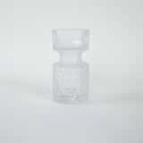 Glass vase, Scandinavian design, 1960s, manufactured in Denmark