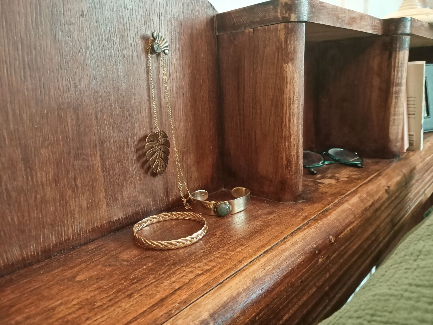 Antique headboard